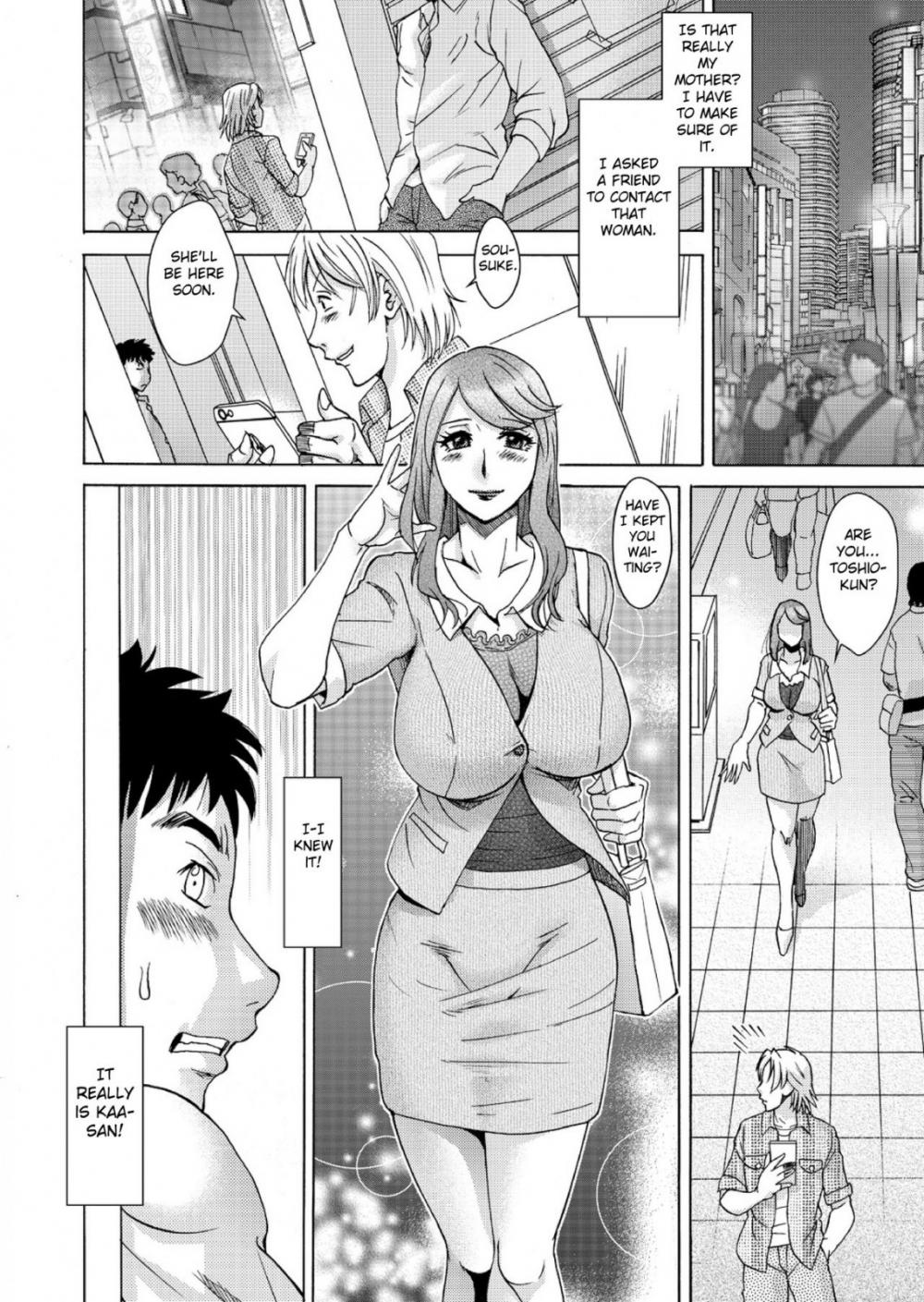 Hentai Manga Comic-The Son's Mom-Play ~She'll Looks At Her Son Sexually As She Thrusts Her Hips-Read-3